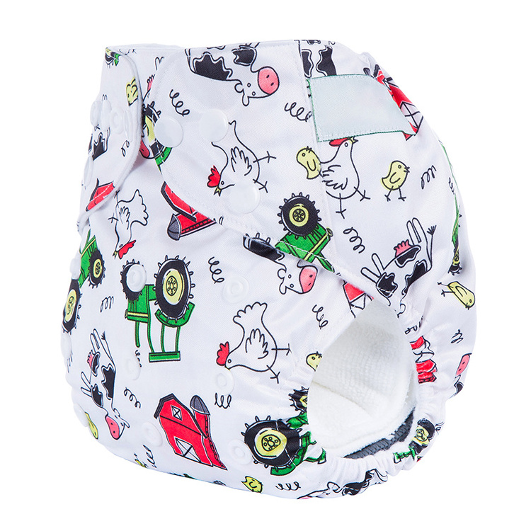 Hot sale custom cloth ecological reusable washable snap diapers manufacturer