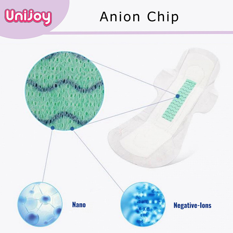 heavy flow sanitary pads with anion strips disposable hygiene products manufacturer