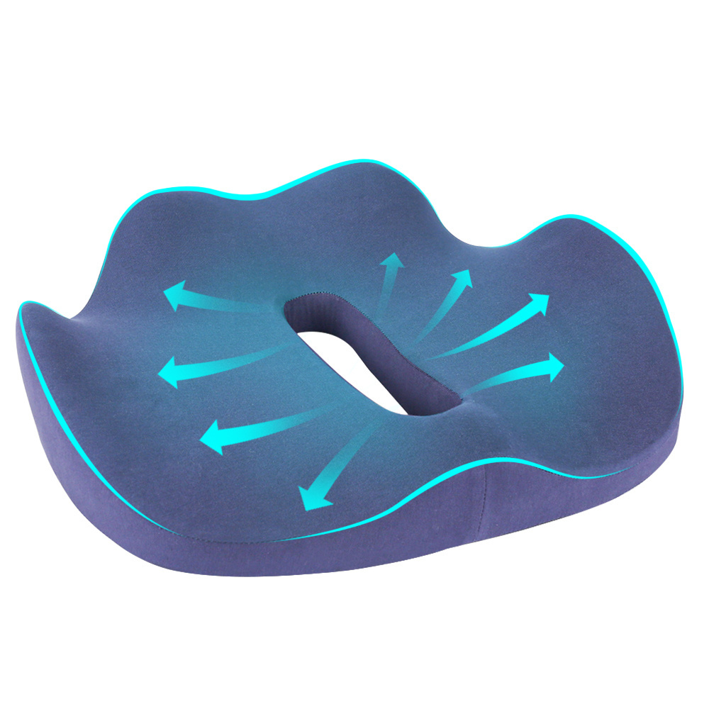 Gel Seat Cushion Memory Foam Lumbar Support Cushion Pillow For Long Sitting Gaming Chair Cushion