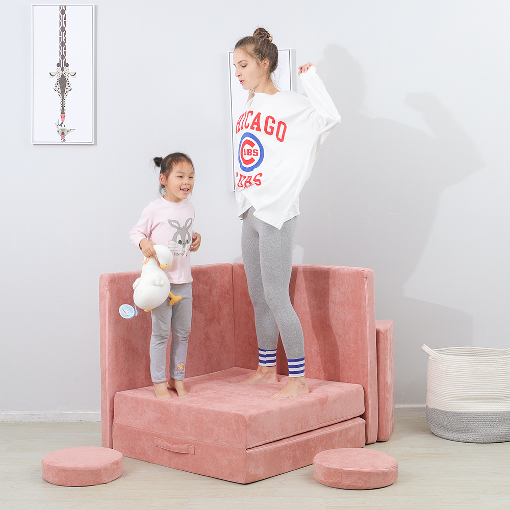 Safety Building Blocks Foam Kids Play Sofa For Playroom Kids Children Play Foam Couch