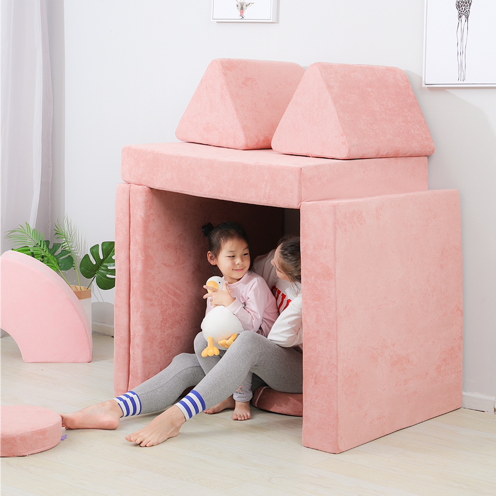 Safety Building Blocks Foam Kids Play Sofa For Playroom Kids Children Play Foam Couch