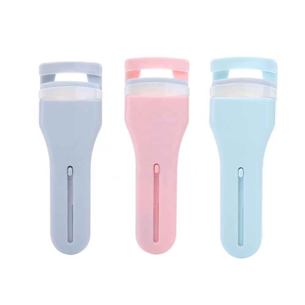 Quick Cheap Eye Lash Small Size Even Lifting Quality Plastic Wholesale Cute Precision Portable Eyelash Curler With Silicone Pad