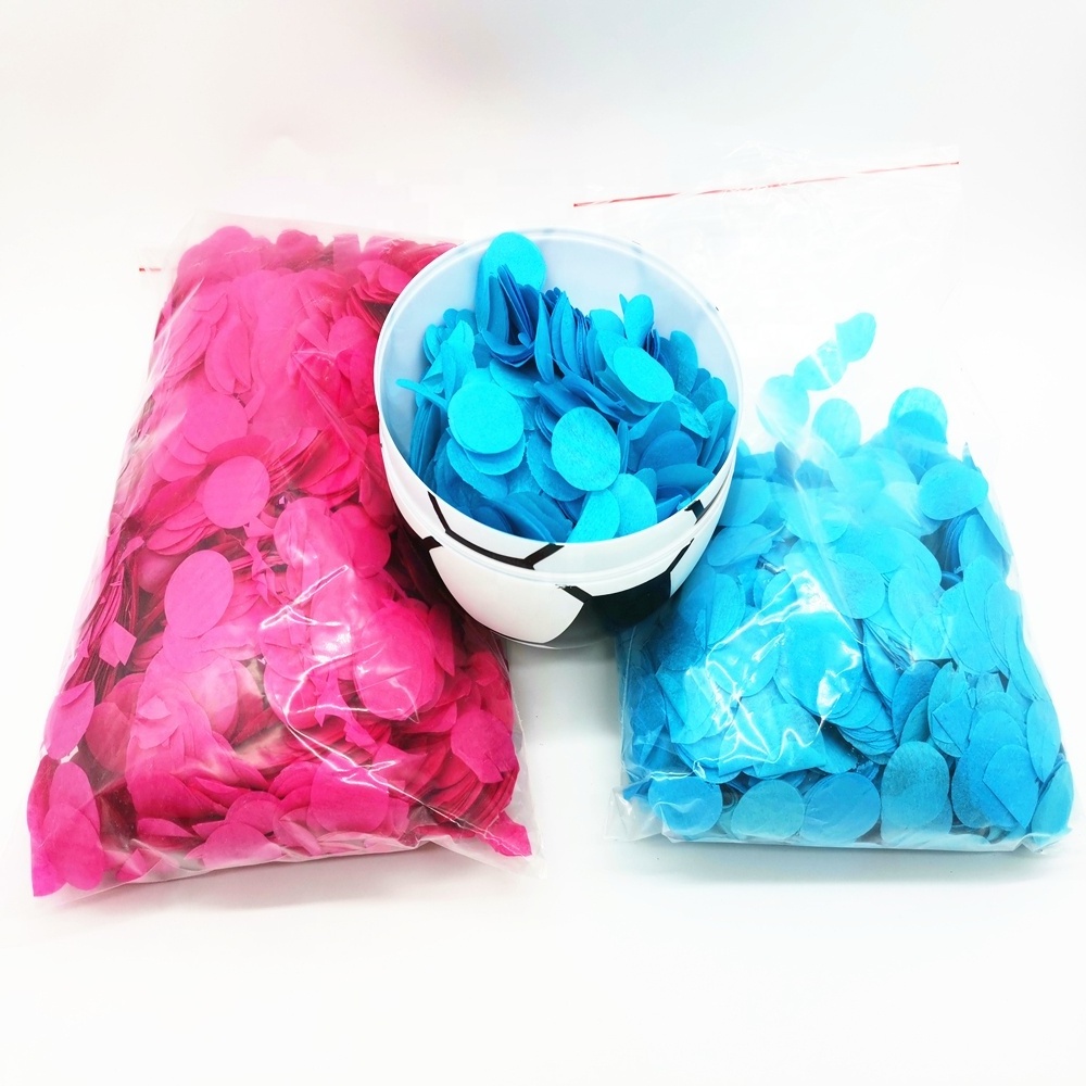 Gender Reveal confetti Soccer Ball For Baby Gender Reveals