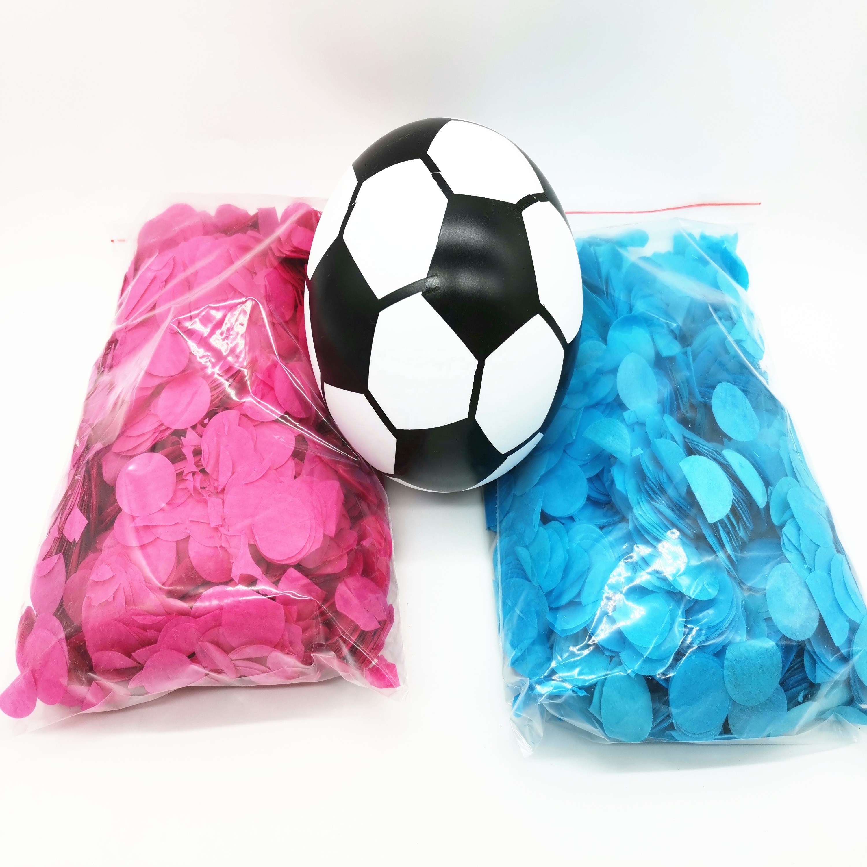 Gender Reveal confetti Soccer Ball For Baby Gender Reveals