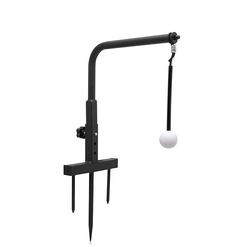 Portable Golf Swing Groover Hitting Trainer Set for Indoor Outdoor Sports Golf Ball Practice Tool