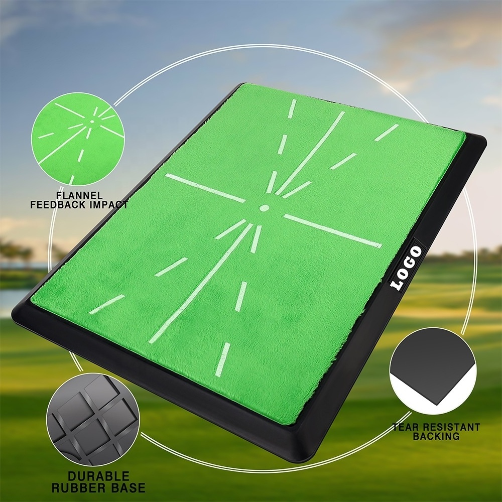 Replaceable Golf Practice Mat Hitting Training golf Mat for Swing Path Feedback Detection Batting