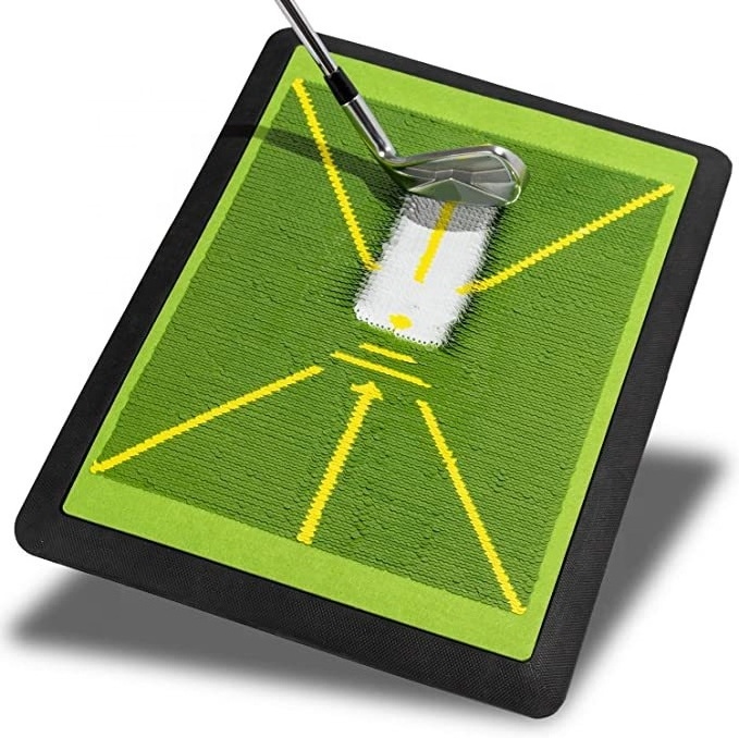 Premium Path Feedback Practice Mats Golf Training Mat for Swing Detection Batting