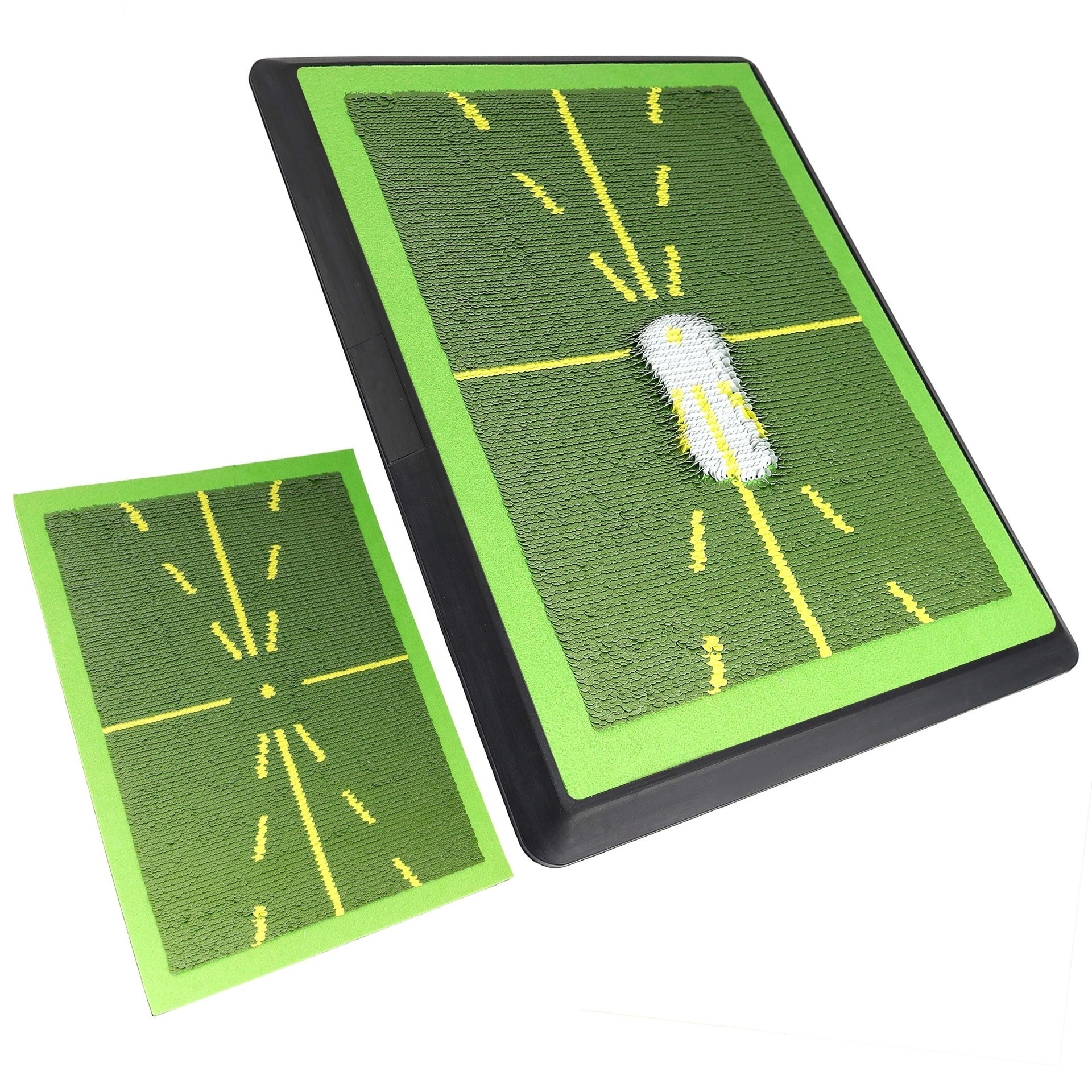 Premium Path Feedback Practice Mats Golf Training Mat for Swing Detection Batting