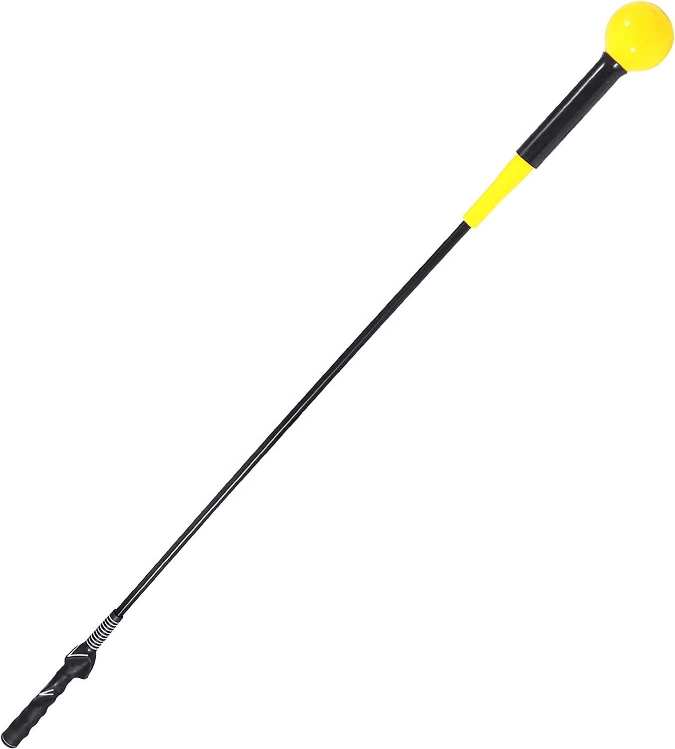 whip Flexible Weighted Golf Swing Trainer Aid for Improved Rhythm, Flexibility, Balance, Tempo, and Strength