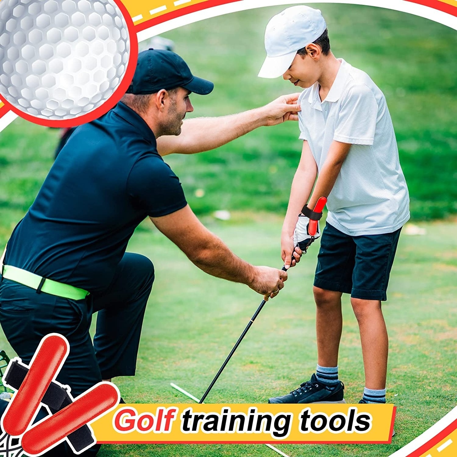 Golf Swing Training Aid Trainer Chipping Wristband Wrist Golf Training Equipment Golf Gadgets Alignment Practice Tool for Club G