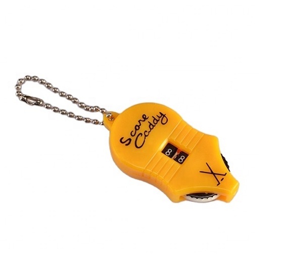 Sports Golf Score Keeper with Key Chain