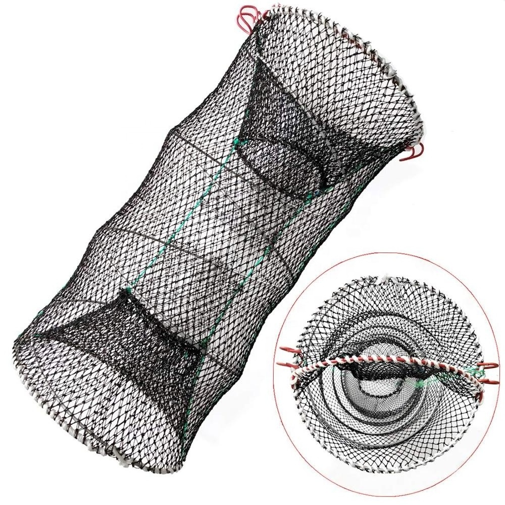 Drasry Crab Trap Bait Lobster Crawfish Shrimp Portable Folded Cast Net Collapsible Fishing Traps Nets