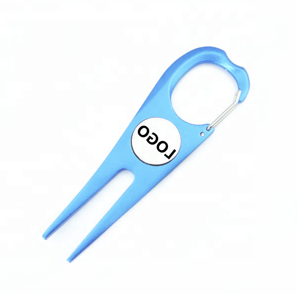 Golf Divot Repair tool pitch fork With Belt Clip