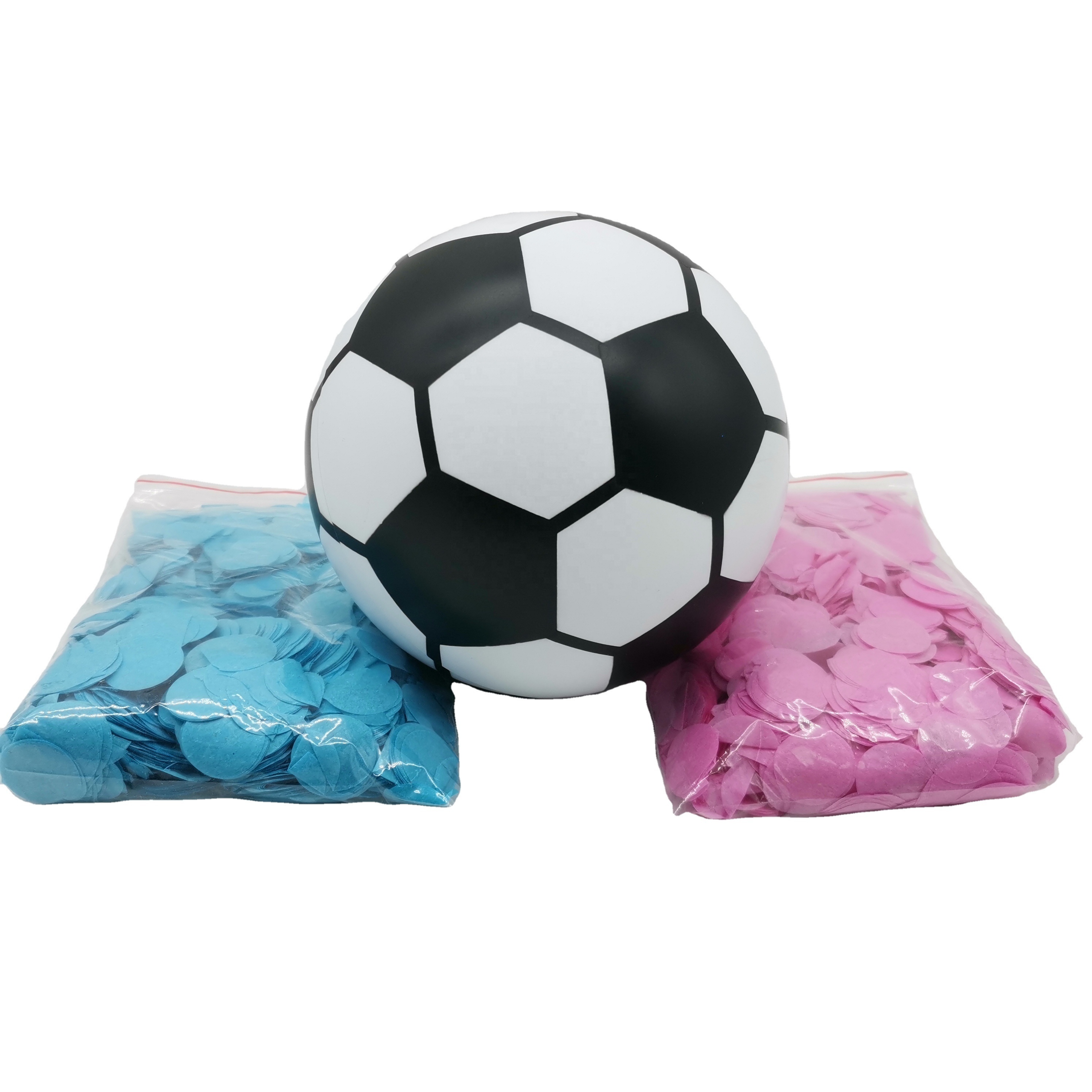 Gender Reveal confetti Soccer Ball For Baby Gender Reveals