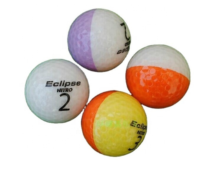 two tone crystal practise Golf Balls