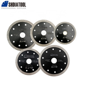 SHDIATOOL 105/110/125 mm  Hot Pressed Turbo Marble Tile Granite Diamond Saw Blade Cutting Disc Cutting Tools for Angle Grinder