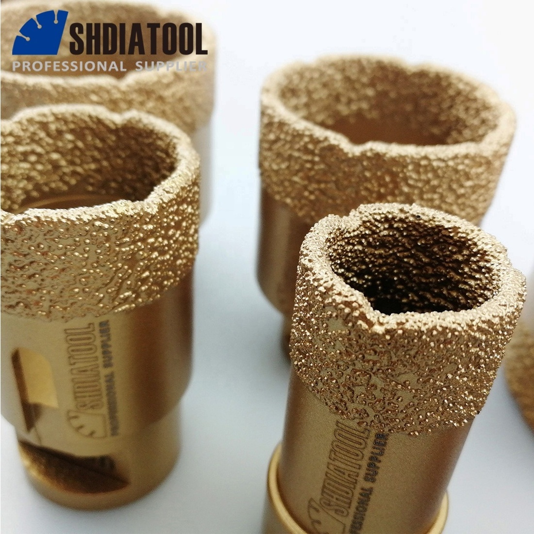 SHDIATOOL 20mm-150mm Vacuum Brazed Diamond Core Bit Porcelain Tile Hole Saw Marble Drill Hole Cutter With M14/5/8''-11 Thread