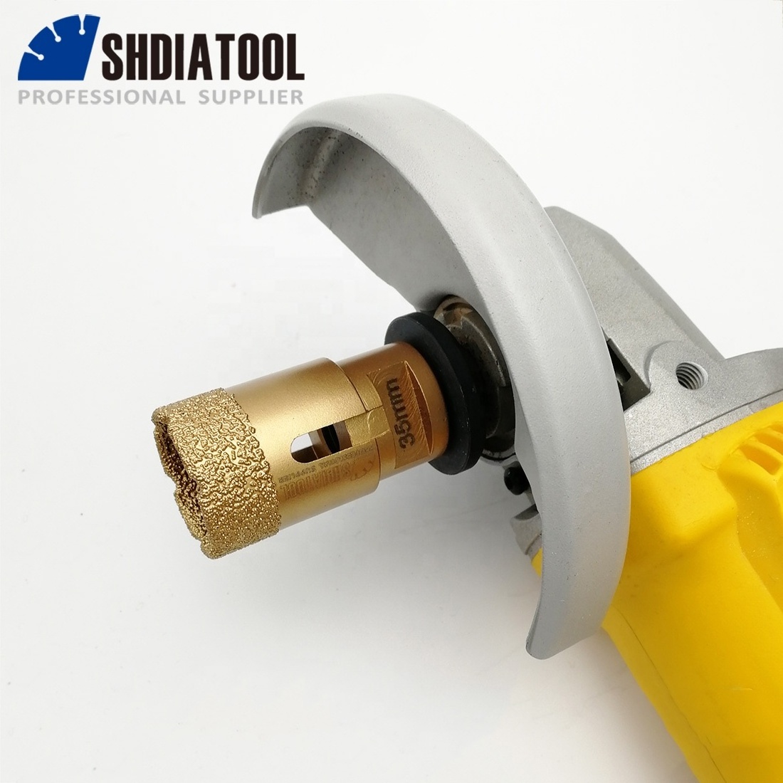 SHDIATOOL 20mm-150mm Vacuum Brazed Diamond Core Bit Porcelain Tile Hole Saw Marble Drill Hole Cutter With M14/5/8''-11 Thread