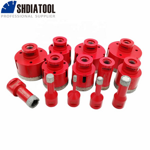 SHDIATOOL 6-125mm Diamond Core Drill Bit M14 Thread Vacuum Brazed Hole Saw Cutter For Tile Marble Ceramic