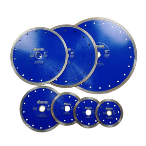 SHDIATOOL Dia 4" 4.5" 5" 7" 9" 10" 12" Diamond Cutting Disc X Mesh Turbo Rim Segment Diamond Saw Blade for Granite Marble Tile