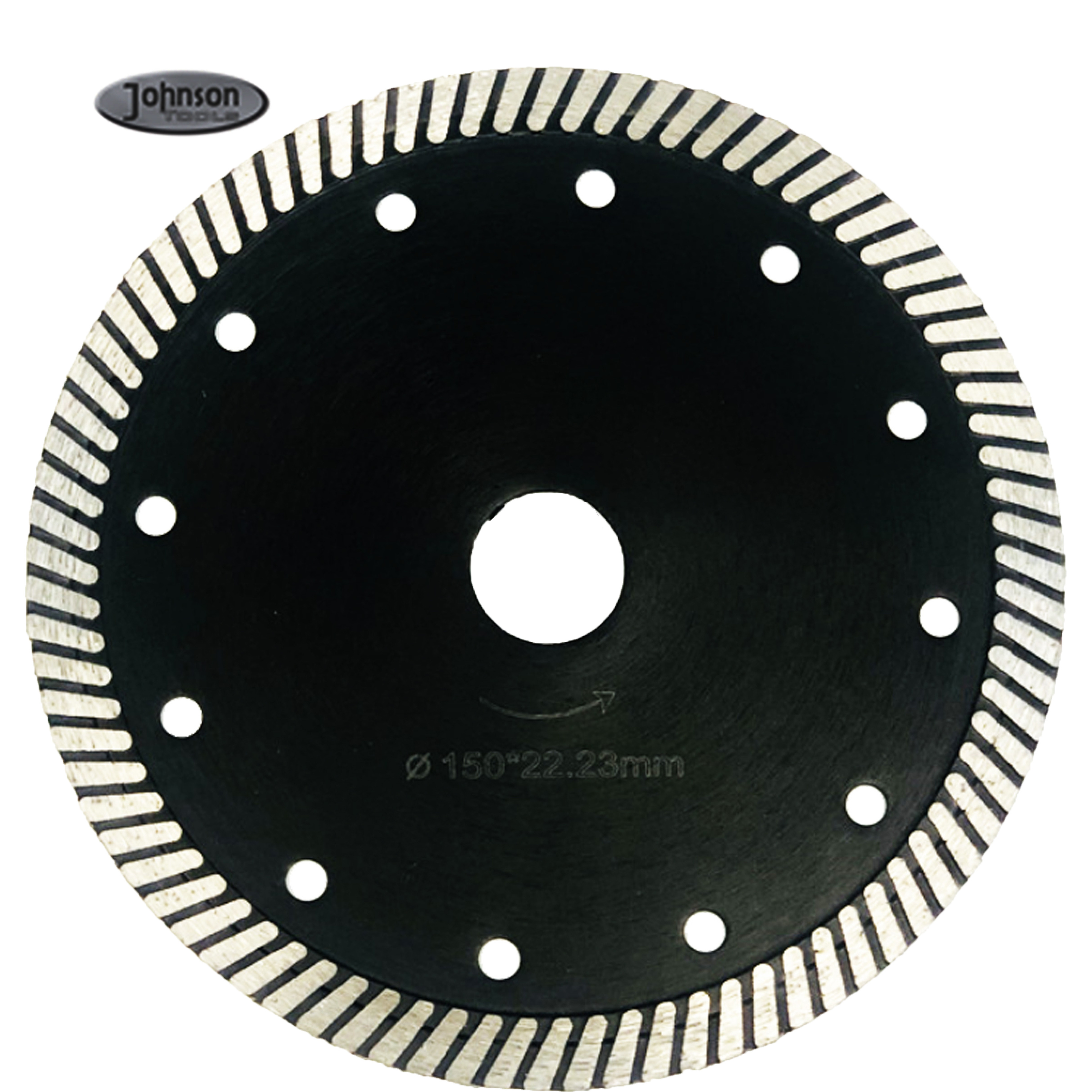 Granite Cutting Tools 150mm Turbo Diamond Saw Blades for Granite Stone Concrete