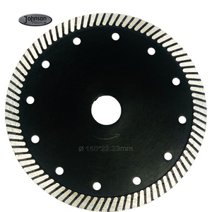 Granite Cutting Tools 150mm Turbo Diamond Saw Blades for Granite Stone Concrete