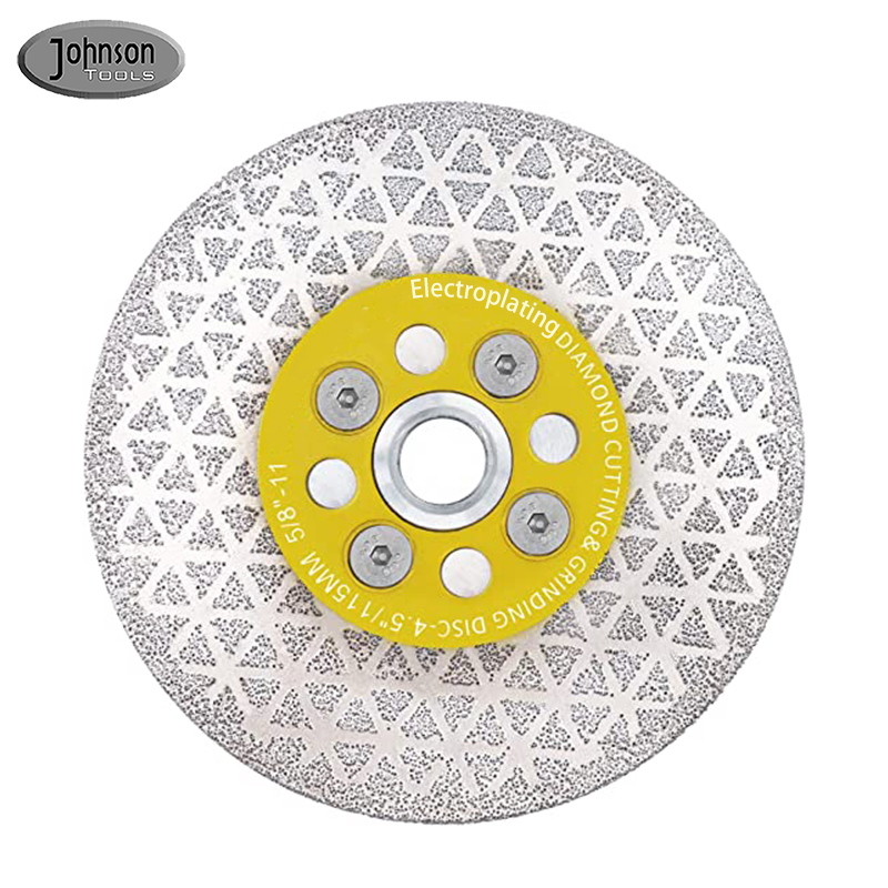 Electroplated Double-Sided Diamond Saw Blade Cutting Wheel Grinding Disc Glass Cutting Disc Diamond Marble Saw Blade