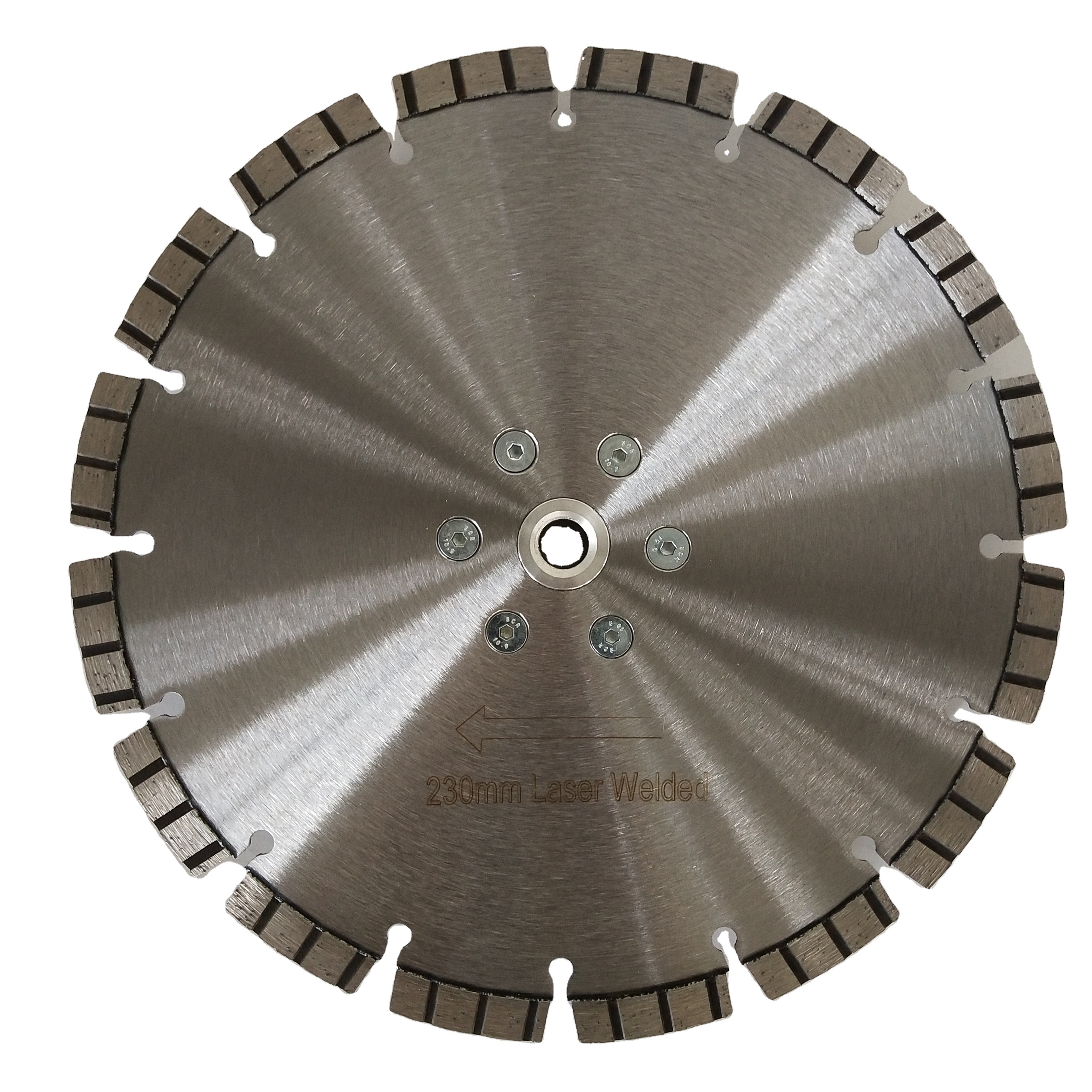 230mm Laser Diamond Turbo Saw Blade Cutting Granite Discs with Flange