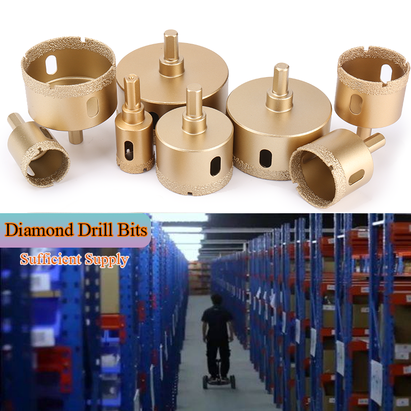 Diamond Hole saw M14 Connection porcelain tile Drill Bits OD6-180mm Vacuum Brazed Diamond Drilling Core Bits