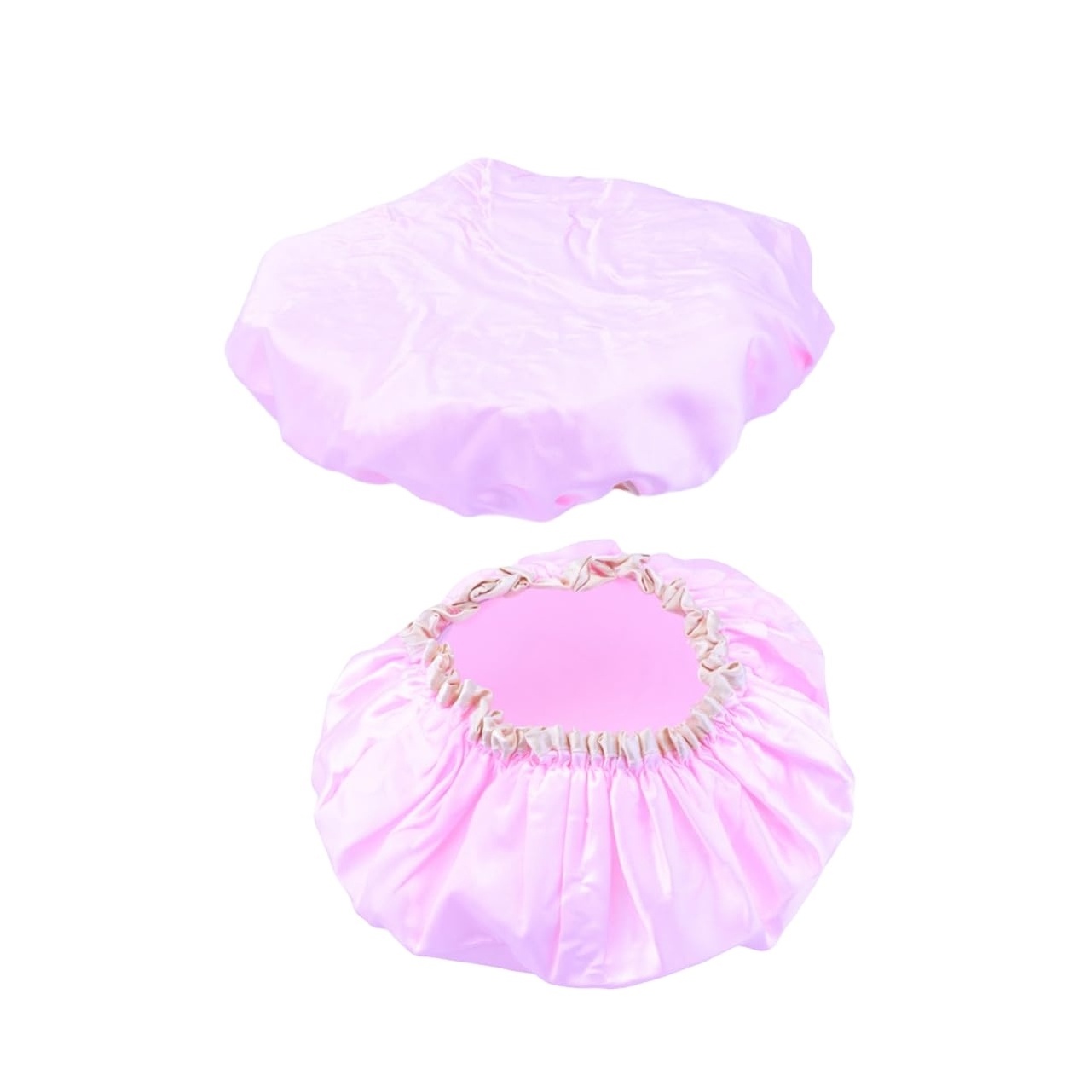 Waterproof Salon Hair Shower Cap PE Plastic Transparent Hair Cover Disposable Shower Caps