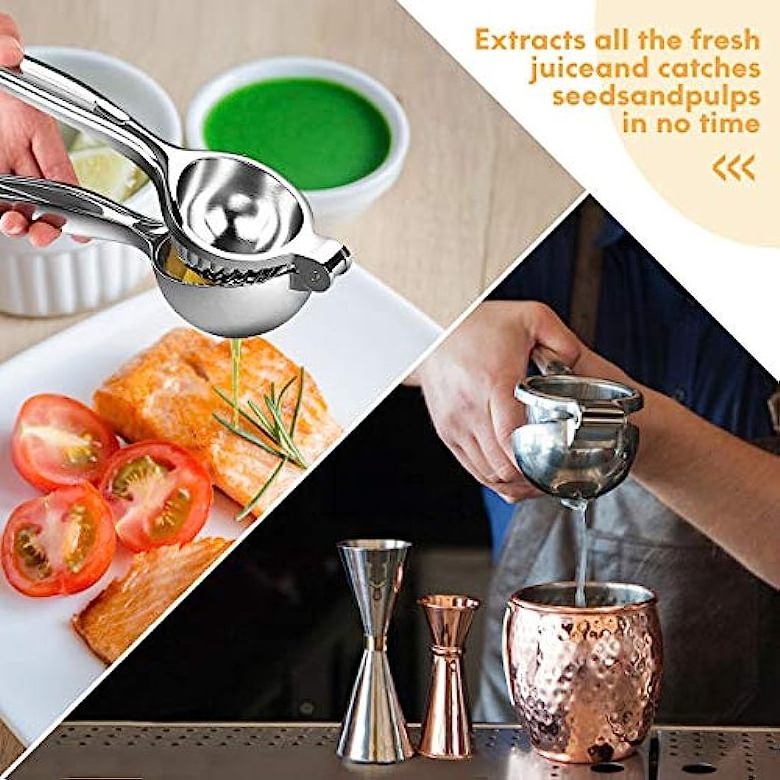 Heavy Duty Fruit Juicer Press Squeezer Alloy Hand Stainless Steel Manual Lemon Juicer