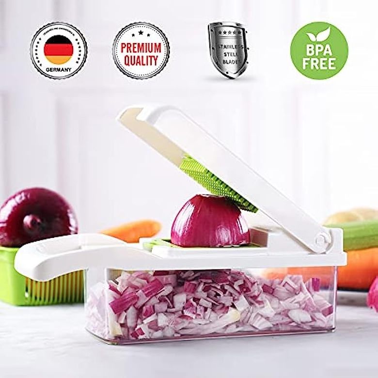 Home kitchen Fruit & Vegetable Tool Multifunctional Veggie Shredder Dicer Slicer Cutter 12 in 1 Food Vegetable Chopper