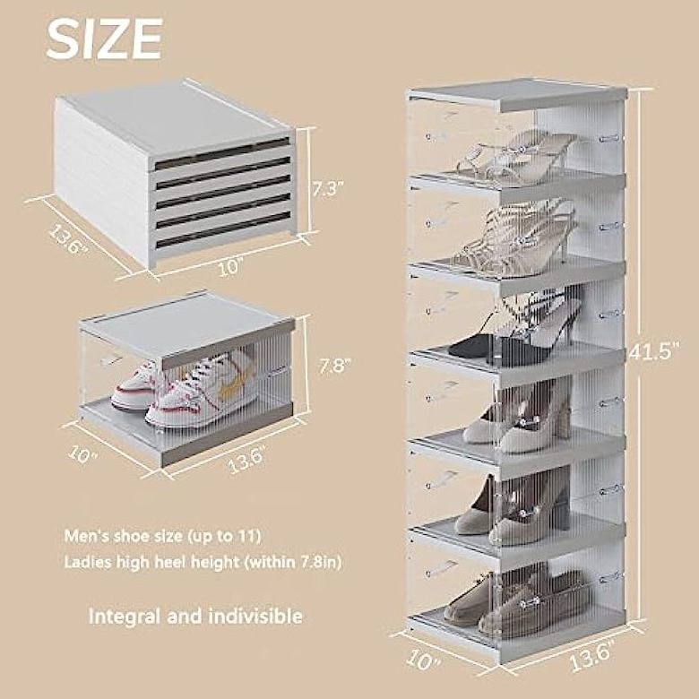 Shoes Box Plastic Storage Transparent Thickened Moisture-Proof And Dust-Proof Simplicity Storage Boxes &Amp