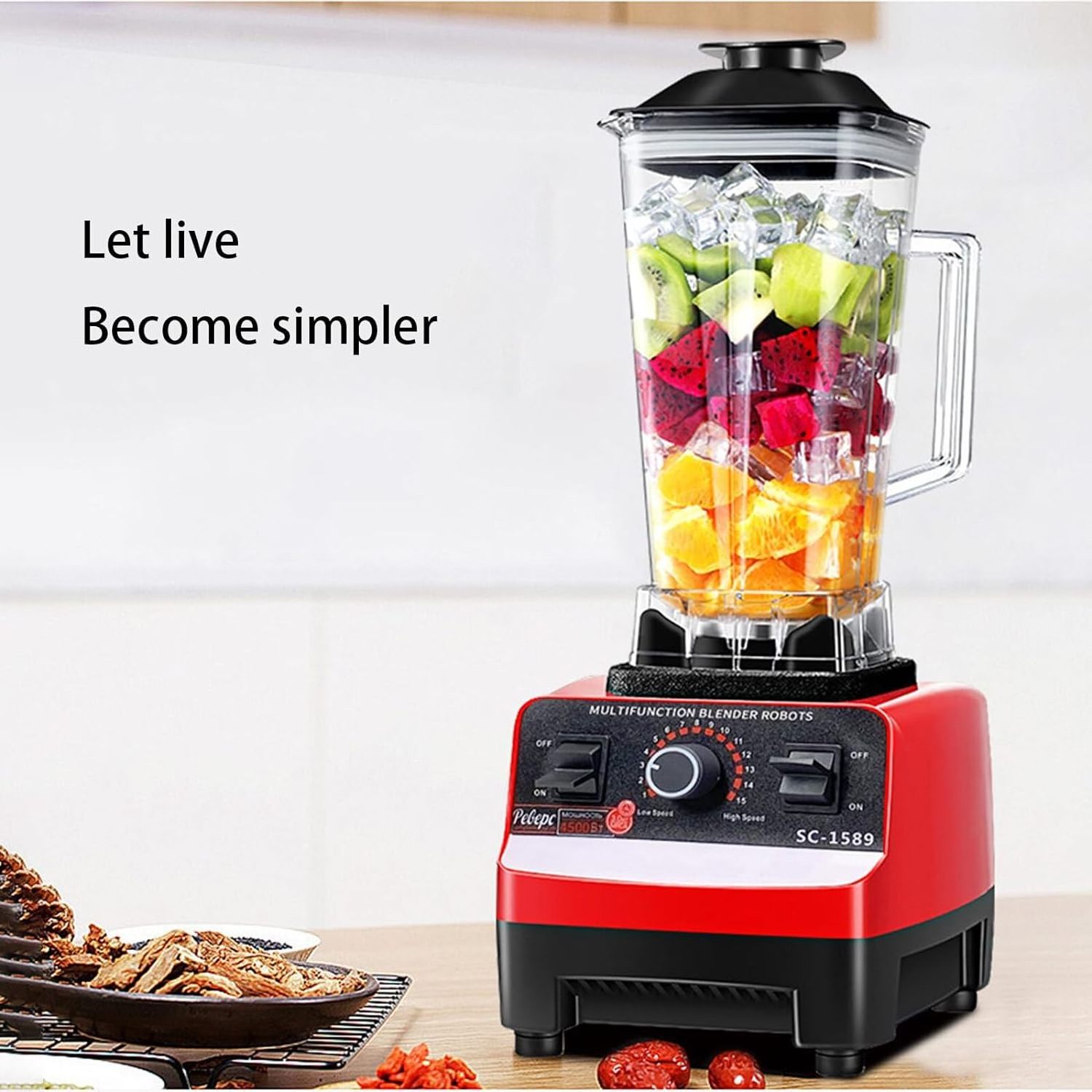 kitchen appliances heavy duty commercial mixer smoothie juicer food processor silver crest blender