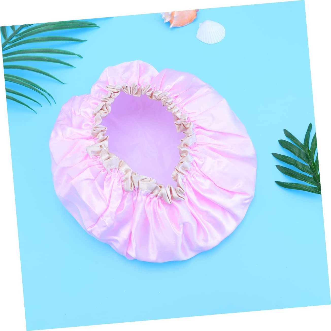 Waterproof Salon Hair Shower Cap PE Plastic Transparent Hair Cover Disposable Shower Caps