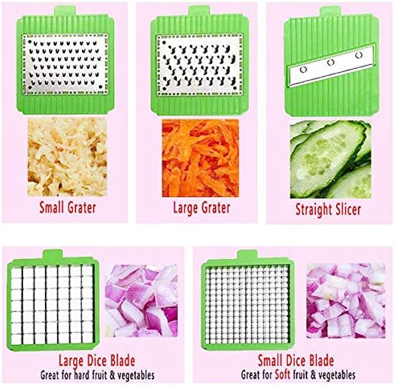 Top Seller Kitchen Accessories 15 in 1 Food Dicer Onion Chopper Mandoline Pickle Slicer Multifunctional Vegetable Cutter