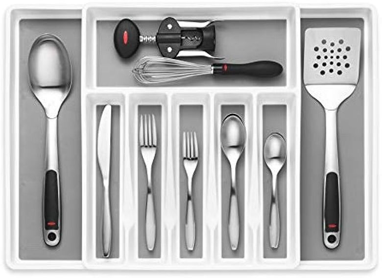 Spoon And Fork Flatware Organizer For Drawer Cabinet Utensil Storage Kitchen Drawer Organizer Wooden Cutlery Tray