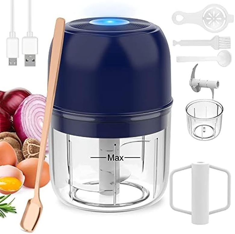 Click Control 250Ml AS Cup Kitchen Garlic Vegetable Meat Usb Wireless Mini Electric Food Chopper