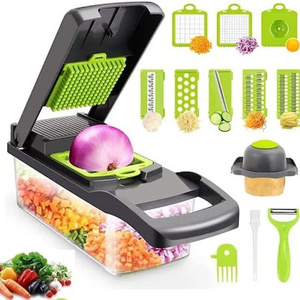 handheld 16 in 1 portable multifunctional electric wireless USB Rechargeable vegetable cutter Garlic meat Crusher