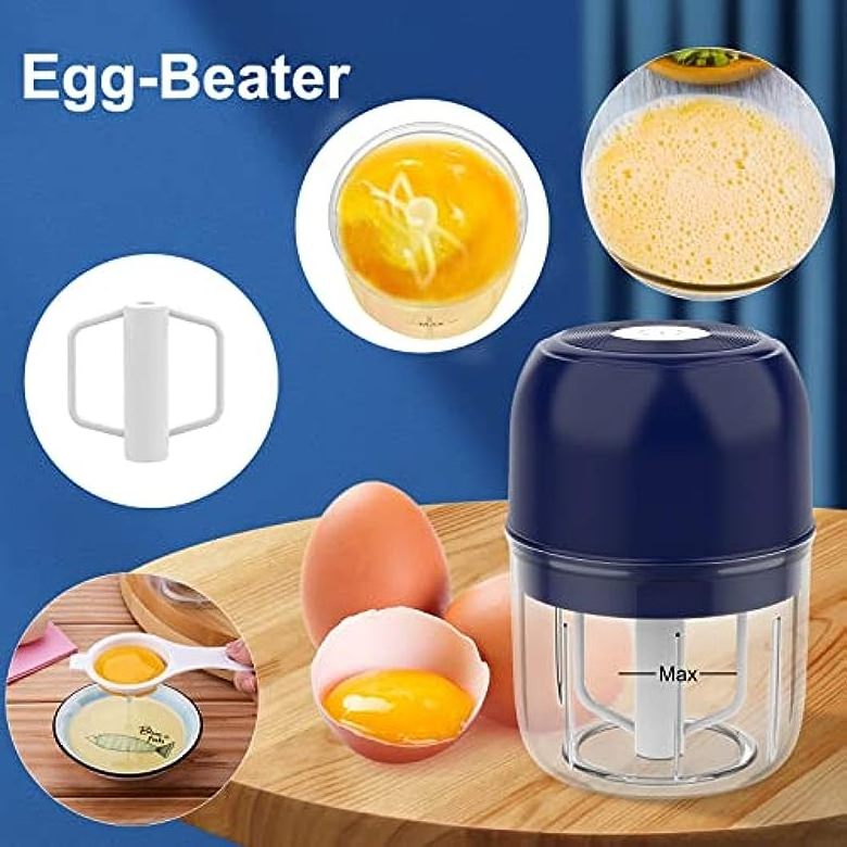 Click Control 250Ml AS Cup Kitchen Garlic Vegetable Meat Usb Wireless Mini Electric Food Chopper