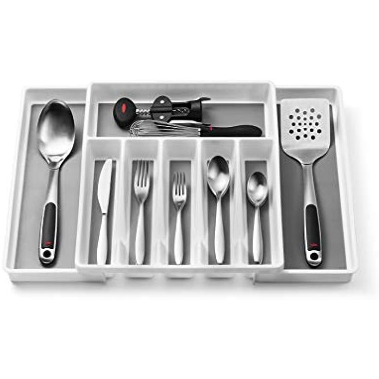 Spoon And Fork Flatware Organizer For Drawer Cabinet Utensil Storage Kitchen Drawer Organizer Wooden Cutlery Tray