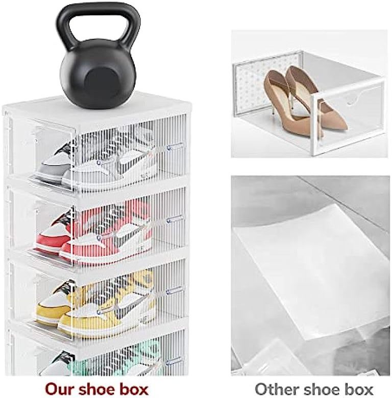 Shoes Box Plastic Storage Transparent Thickened Moisture-Proof And Dust-Proof Simplicity Storage Boxes &Amp