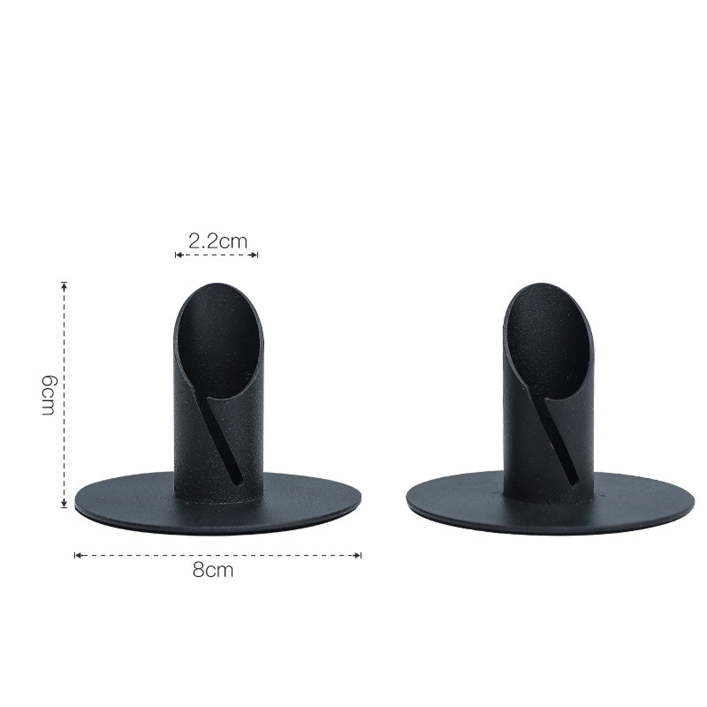 Dibei High Quality Small Metal Candlestick Holder Black White Candle Holder