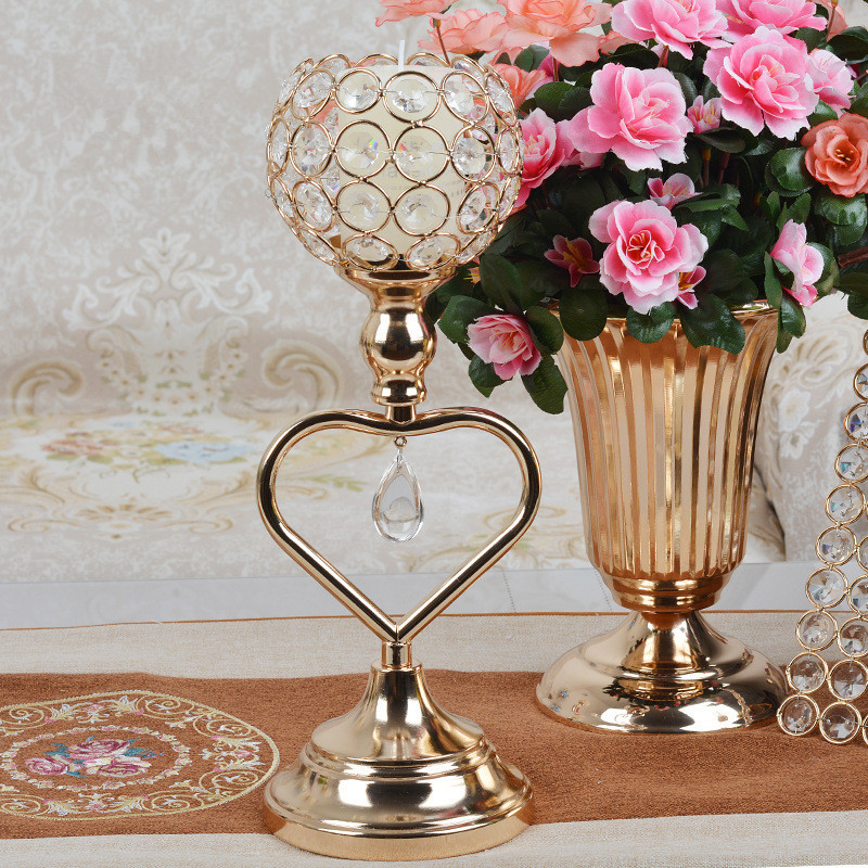 Heart shape Metal Decorative Lantern Candle Holder Sets for Wedding and Farmhouse