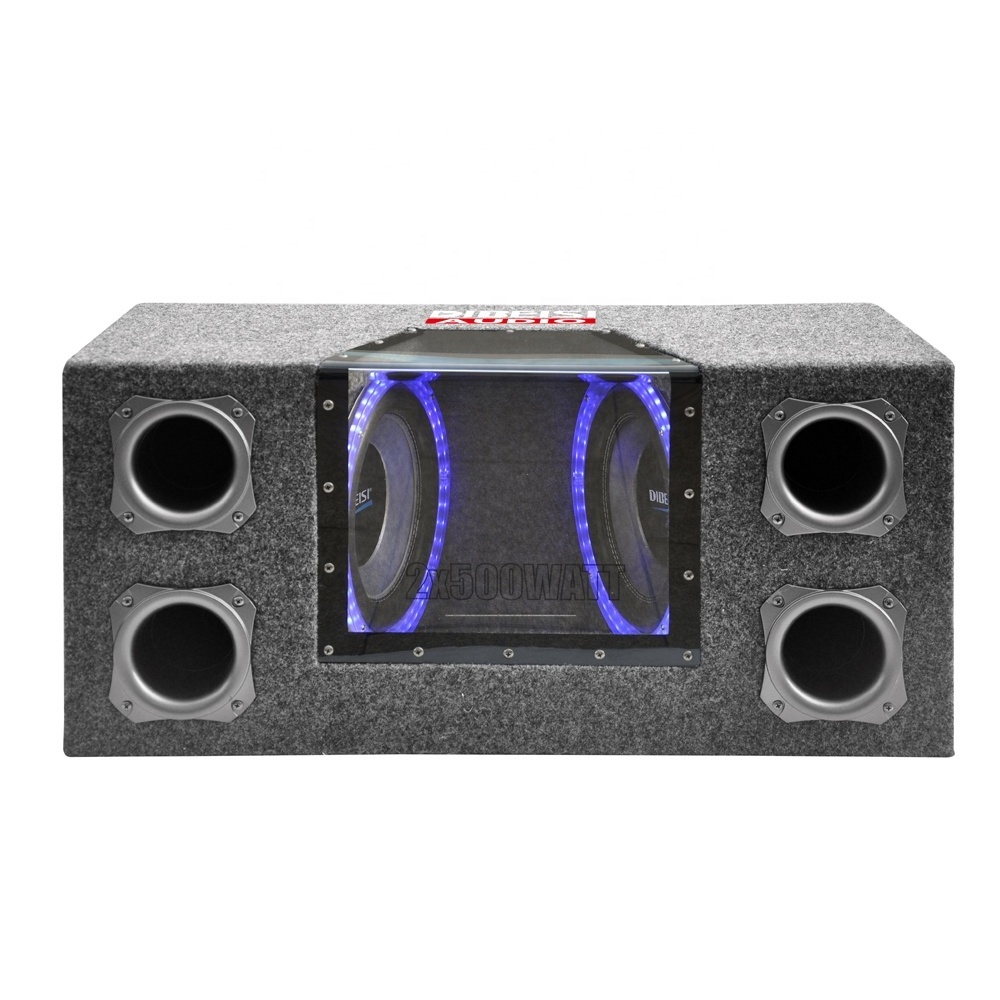 DIBEISI Customized Wholesale (Never Retail) led lucent window car subwoofer box 12