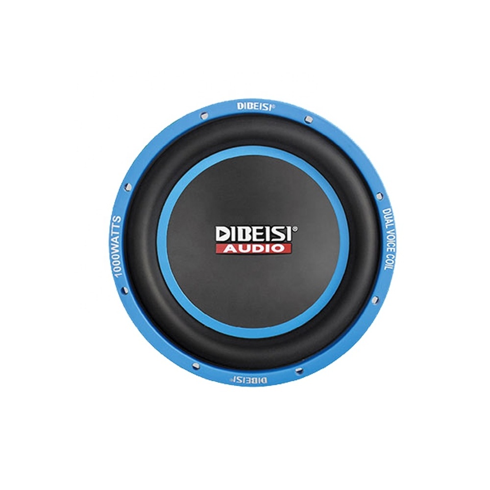 DIBEISI high strength engineering plastic 10 12 15 inch car subwoofer dual car audio speaker subwoofer 12 inch BS1004A