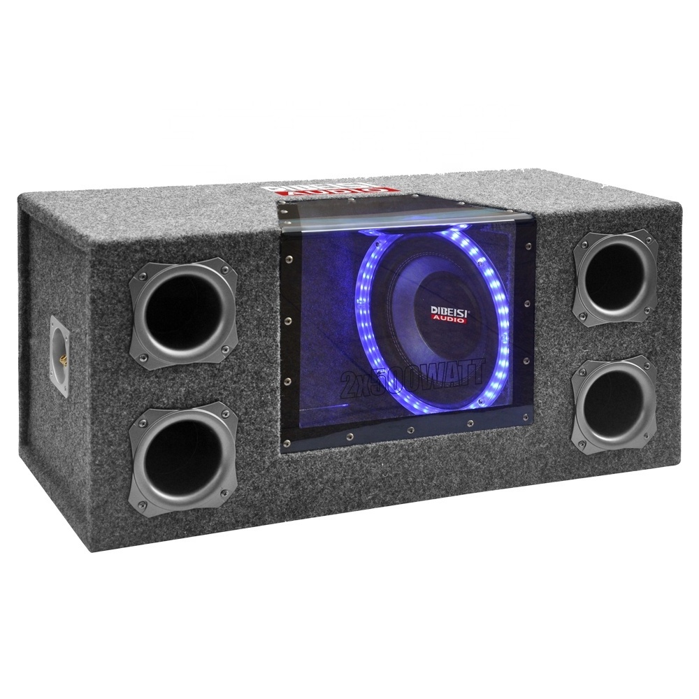 DIBEISI Customized Wholesale (Never Retail) car subwoofer 12 inch with box car audio box car speakers 12 inch