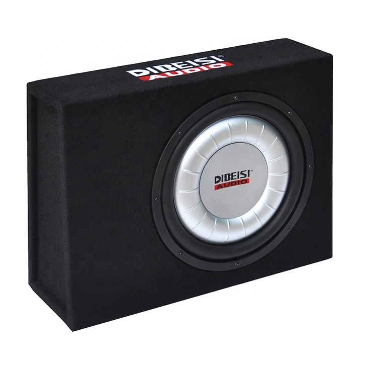 DIBEISI Wholesale (Never Retail) passive active audio box car subwoofer box 12 inch subwoofer car audio underseat subwoofer