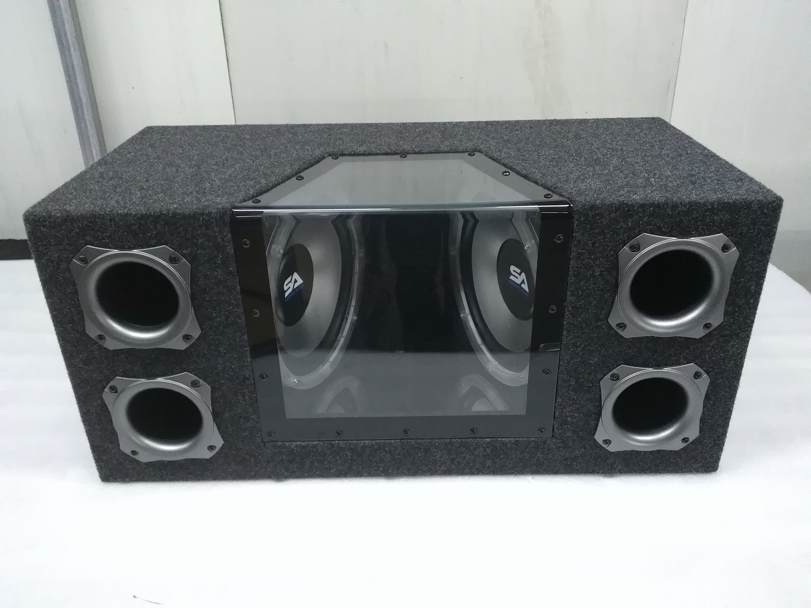 DIBEISI Customized Wholesale (Never Retail) car subwoofer 12 inch with box car audio box car speakers 12 inch