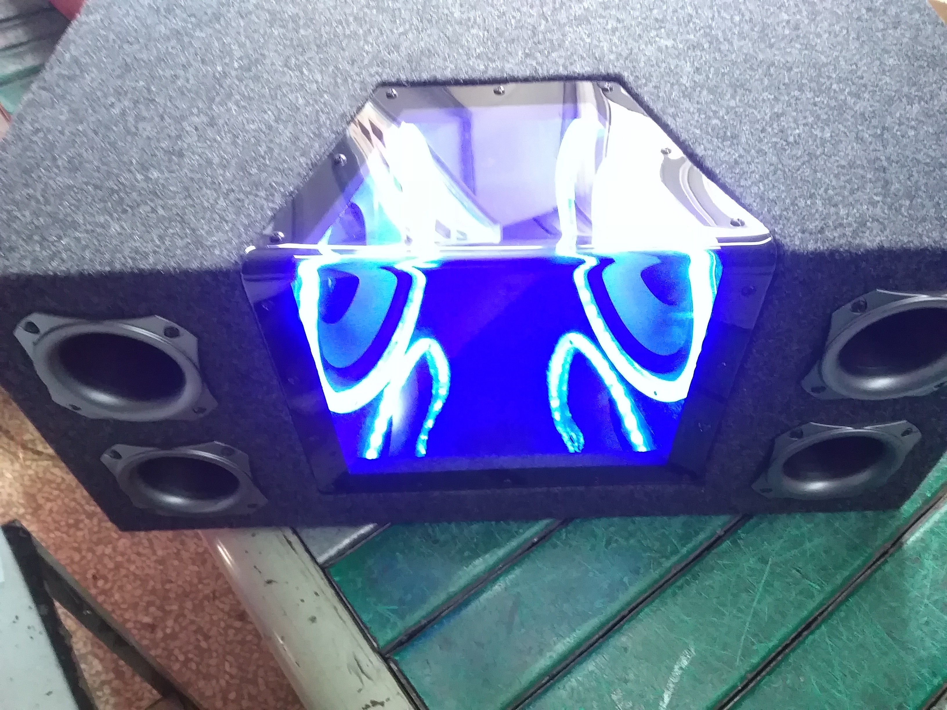 DIBEISI Customized Wholesale (Never Retail) car subwoofer 12 inch with box car audio box car speakers 12 inch